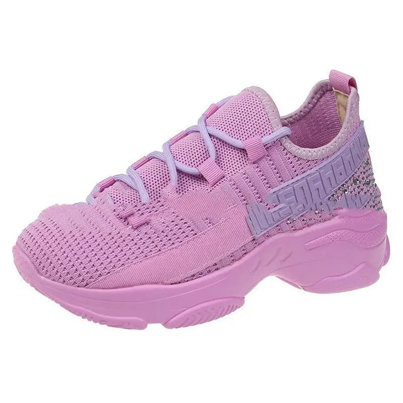 Flying Woven Shoes Women'S Women'S Shoes Casual Mesh Breathable Sports Running Shoes Beyond Trends Hub