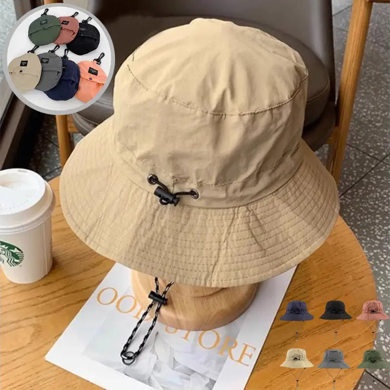 Foldable Fisherman Hat Summer Quick-drying Waterproof Outdoor Cycling Fishing Sunhat Women Men Beyond Trends Hub