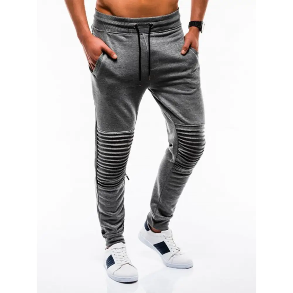 Folding Casual Trousers For Men Fashion Trousers For Men - Grey / M