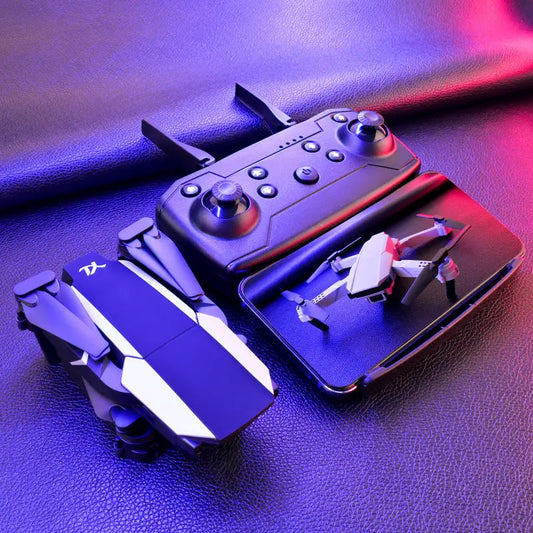 Folding Remote Control Drone  4K Dual Camera - Beyond Trends Hub 