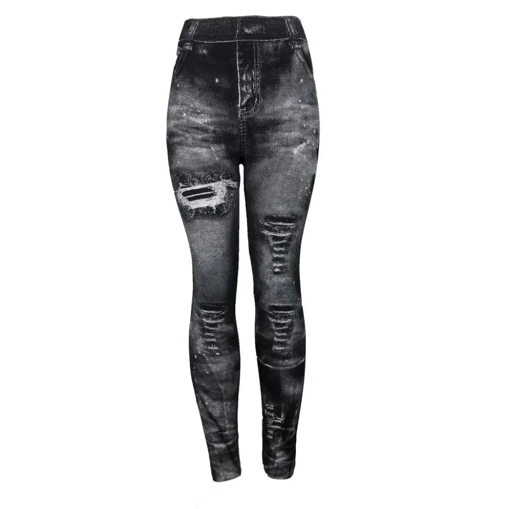 Foreign Trade Denim Leggings Women Beyond Trends Hub