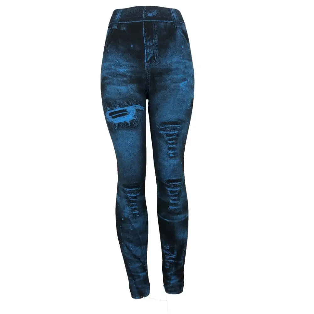 Foreign Trade Denim Leggings Women Beyond Trends Hub