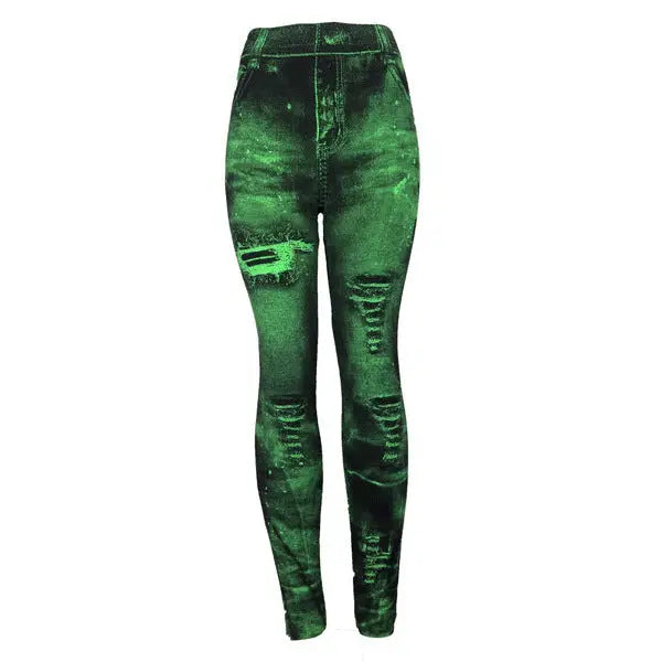 Foreign Trade Denim Leggings Women Beyond Trends Hub