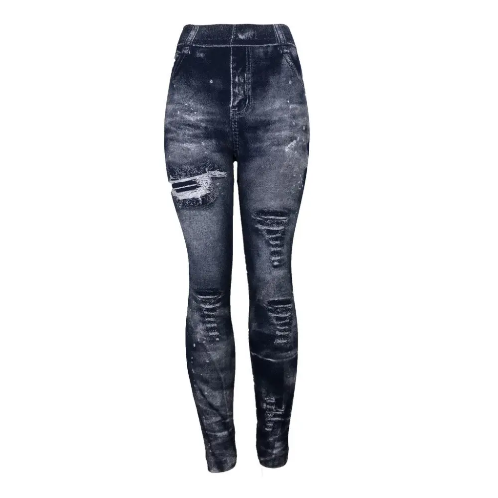 Foreign Trade Denim Leggings Women Beyond Trends Hub