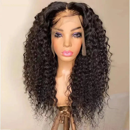 Front Lace Wig European And American Style Wig Female AliExpress New Mid-length Curly Hair Chemical Fiber Wig Factory Spot - Beyond Trends Hub 