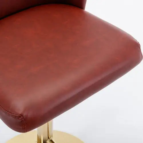 Furniture,Swivel Barstools Adjusatble Seat Height Modern PU Upholstered Bar Stools With The Whole Back Tufted For Home