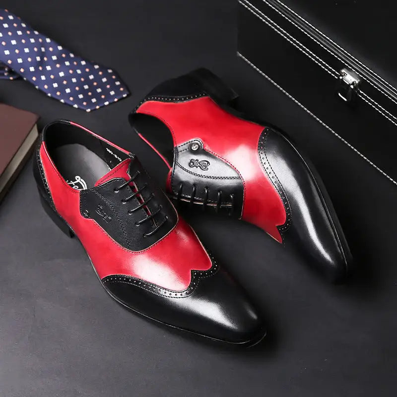 Genuine Leather Formal Business Leather Shoes Men Beyond Trends Hub