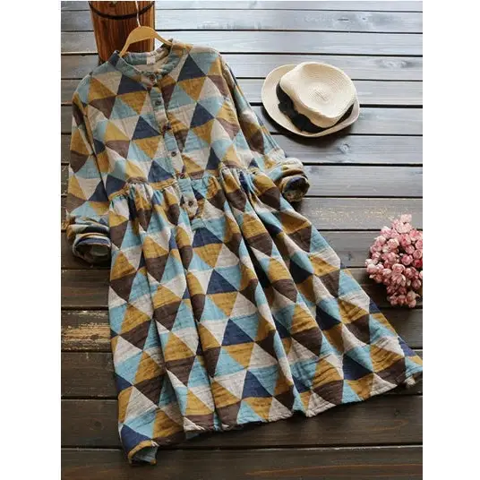 Geometric Print Women Dresses