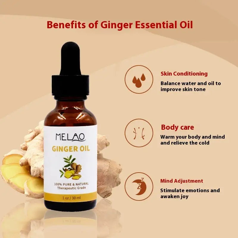 Ginger Nourishing Moisturizing Regulates Body Treatment Oil - 30ml