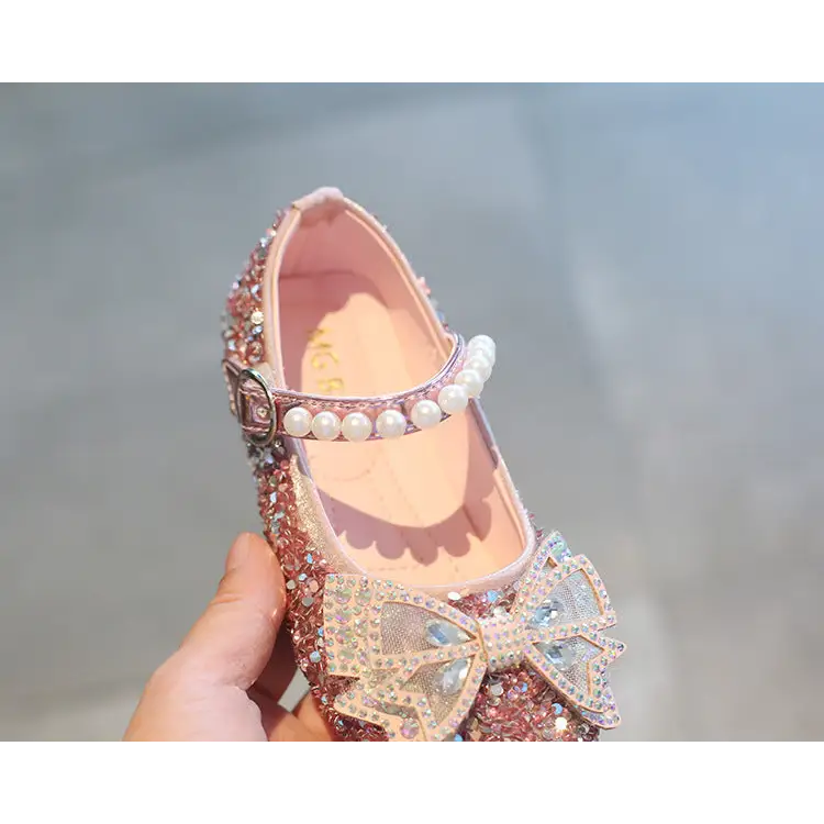 Girls' Fashion Princess Bowknot Shoes - Beyond Trends Hub 