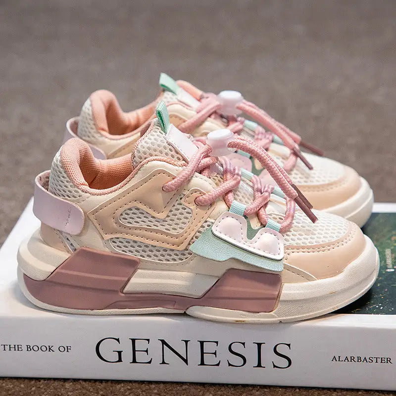 Girls' Mesh Breathable Lightweight Sneakers - Beyond Trends Hub 