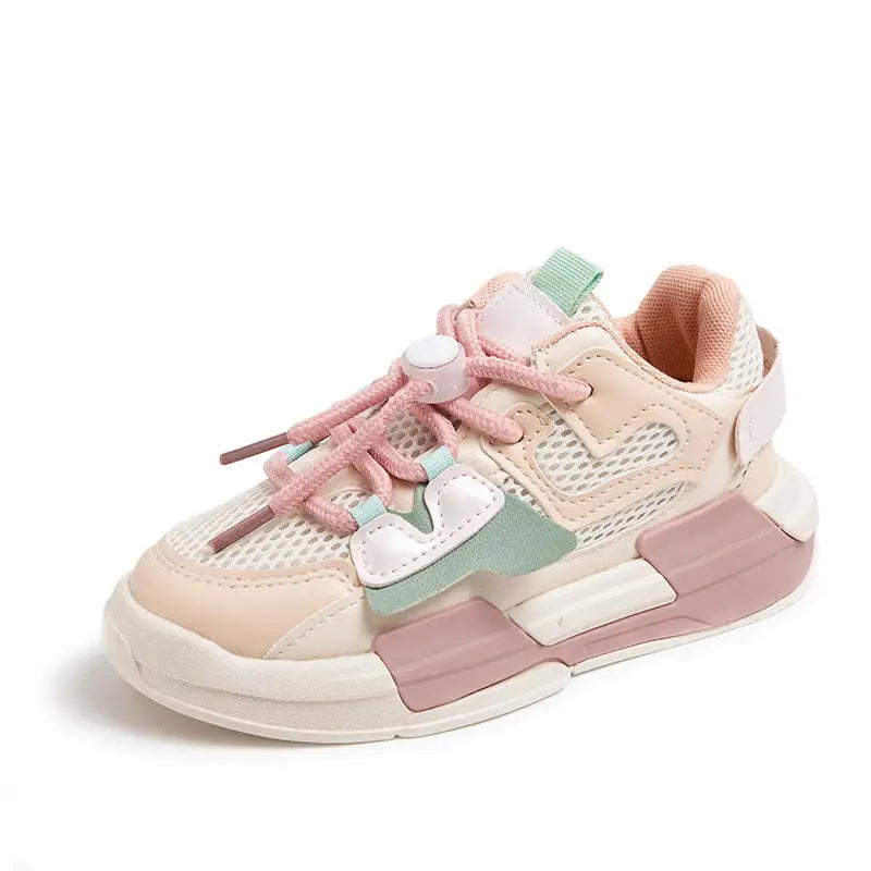 Girls' Mesh Breathable Lightweight Sneakers - Beyond Trends Hub 