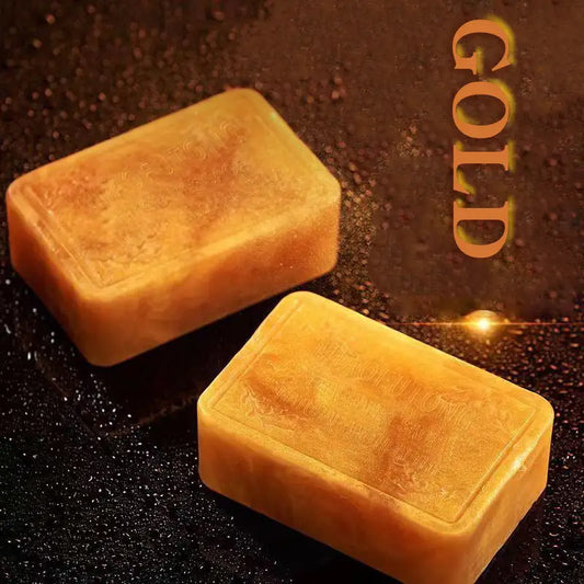 Gold Soap 200gVC Handmade Bath Care - 200g Gold Soap English Version