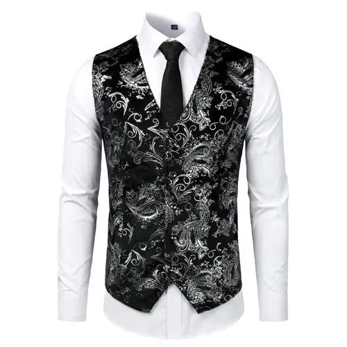 Gold Steampunk Vest Men Suit Gilet Homme Wedding Sleeveless Beyond Trends Hub