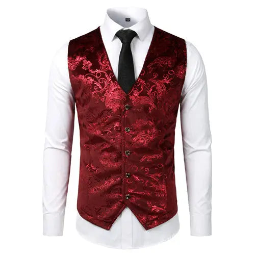 Gold Steampunk Vest Men Suit Gilet Homme Wedding Sleeveless Beyond Trends Hub