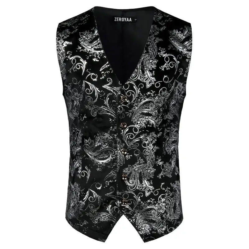 Gold Steampunk Vest Men Suit Gilet Homme Wedding Sleeveless Beyond Trends Hub