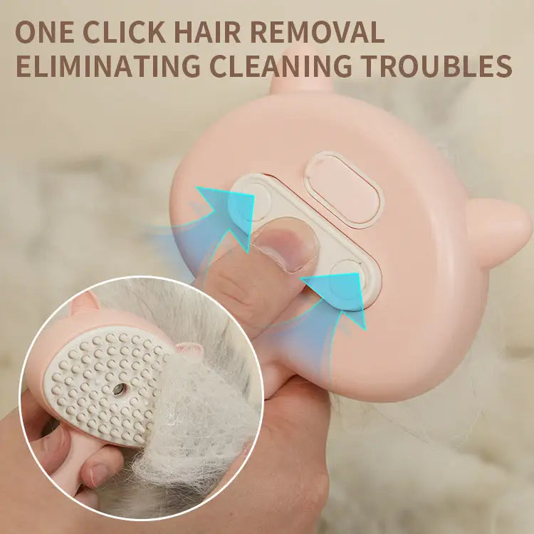 Hair Cleaning Brush With Mist Multifunctional Cat Grooming Brush Rechargeable Self Cleaning Slicker Brush For Pets Dogs & Catsb Pet Products Beyond Trends Hub