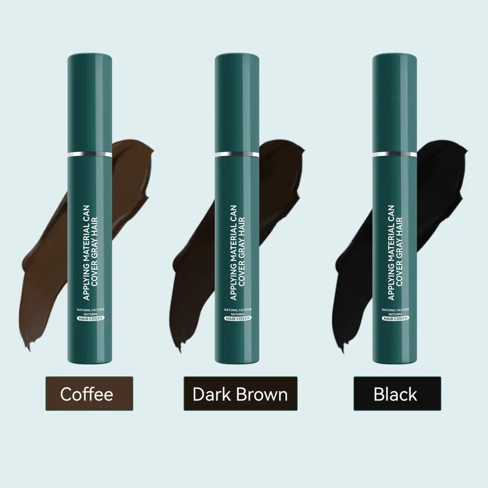 Hair Color Pen Covering Gray Hair Color Supplement Brush Black Hair Stick No Stimulation Temporary Hair Dye