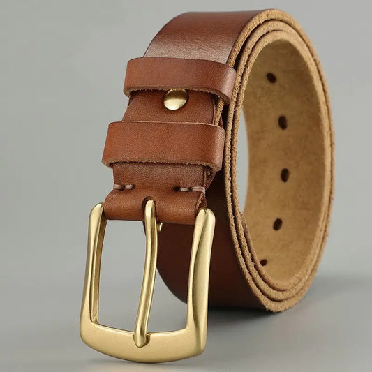Handmade Casual Trend Men's Belts Cowhide - Beyond Trends Hub 