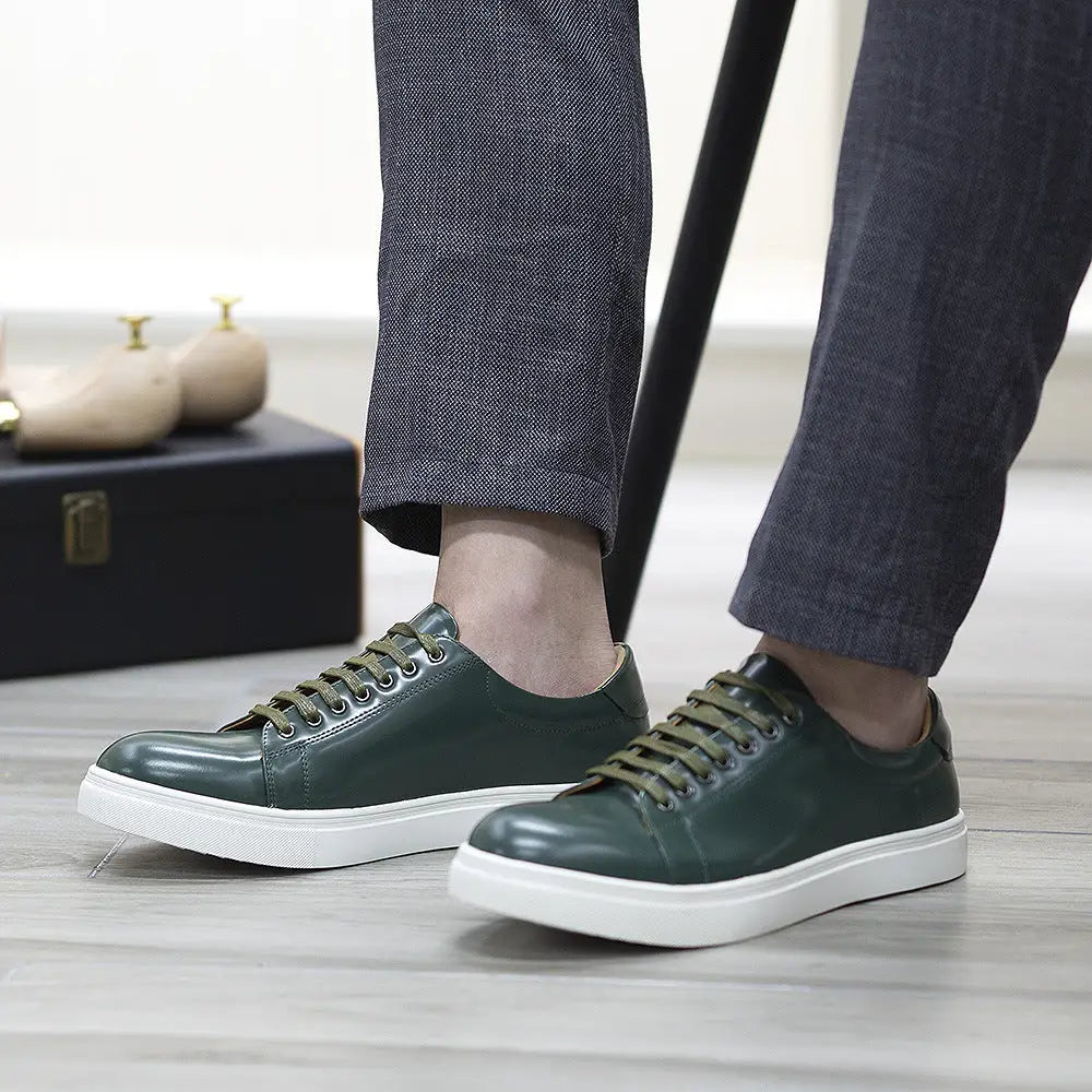 Handmade Leisure Patent Leather Fashionable And Wearable Plus Size Leather Shoes Beyond Trends Hub