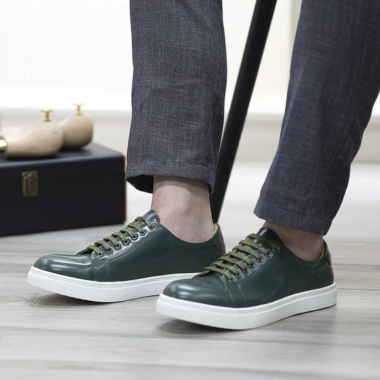 Handmade Leisure Patent Leather Fashionable And Wearable Plus Size Leather Shoes Beyond Trends Hub