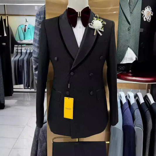 Handsome Man Series Wedding Casual Host Suit 2-piece Set Beyond Trends Hub