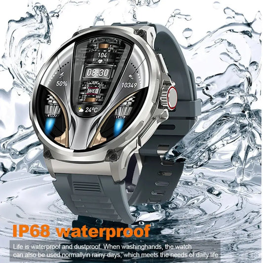 HD Large Screen Smart Watch Bluetooth Calling Heart Rate Blood Oxygen Monitoring - Beyond Trends Hub 