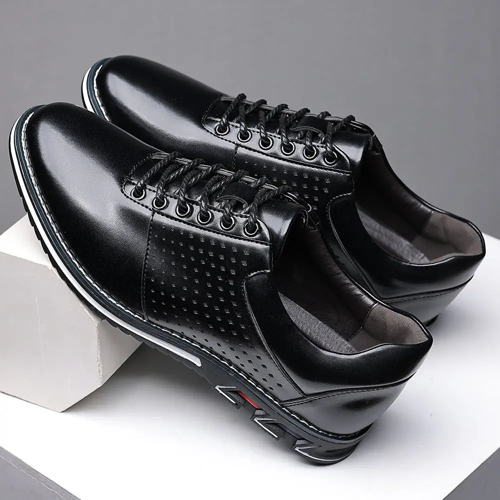Height Increasing Insole Versatile Men's Autumn New British Style Casual Korean Leather Shoes Beyond Trends Hub