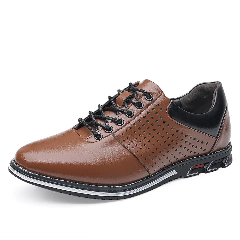 Height Increasing Insole Versatile Men's Autumn New British Style Casual Korean Leather Shoes Beyond Trends Hub