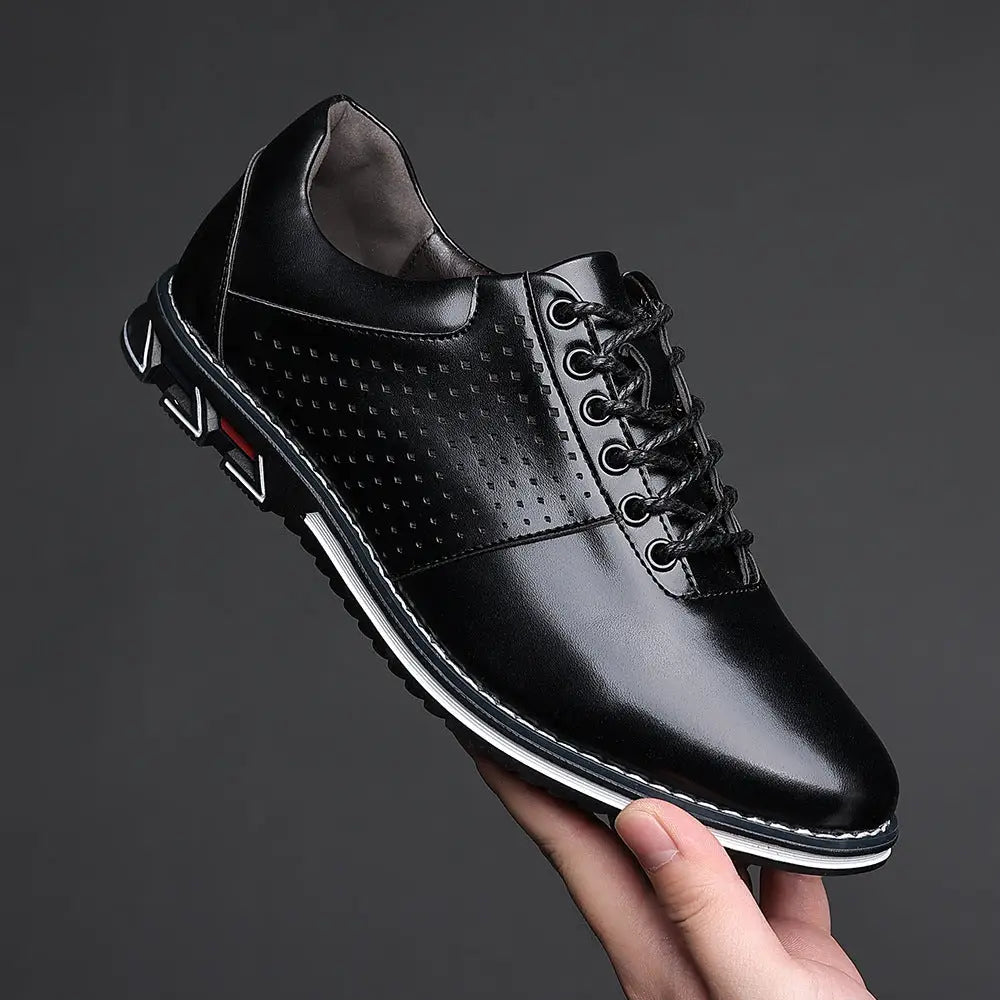 Height Increasing Insole Versatile Men's Autumn New British Style Casual Korean Leather Shoes Beyond Trends Hub
