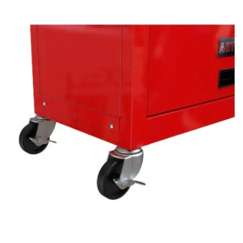High Capacity Rolling Tool Chest With Wheels And Drawers 8-Drawer Tool Storage Cabinet--RED - Red - 5