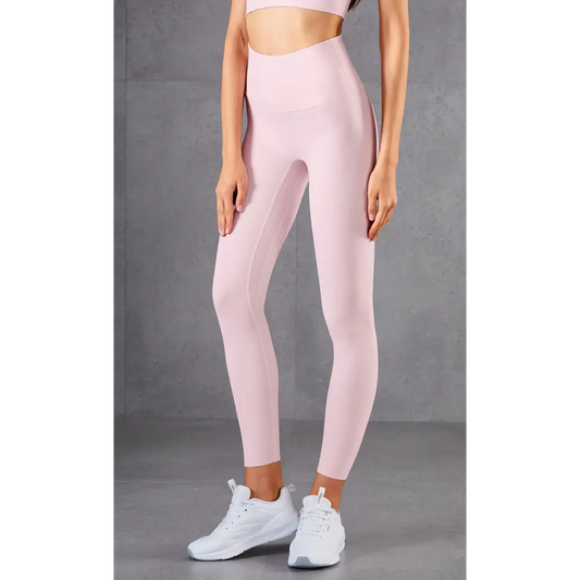 High Elastic Skinny Peach Hip Fitness Pants - 4