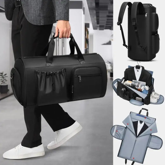 High Quality Waterproof Suit Bag For Men Large Capacity Travel Bag With Shoe Compartment Dry And Wet Separation Travel Organizer Beyond Trends Hub