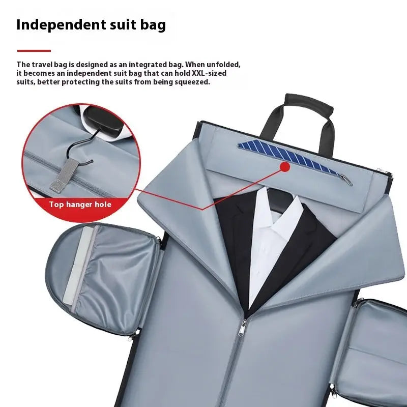 High Quality Waterproof Suit Bag For Men Large Capacity Travel Bag With Shoe Compartment Dry And Wet Separation Travel Organizer Beyond Trends Hub