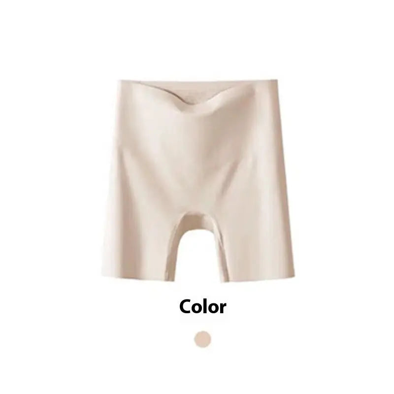High Waist Seamless Safety Pants Underwear Women's Anti-exposure Non-curling Belly Contracting Hip Lifting Beyond Trends Hub