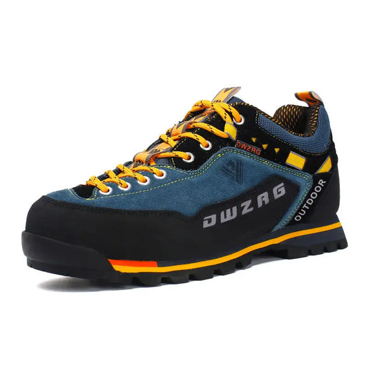 Hiking shoes men’s shoes shock absorber shoes - Yellow / 39