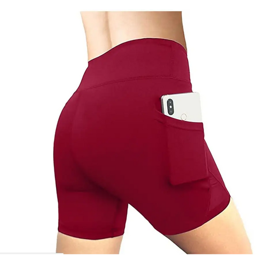 Hip Raise Yoga Women's High Waist Solid Color Tights Running Fitness Sports Pants - Beyond Trends Hub 