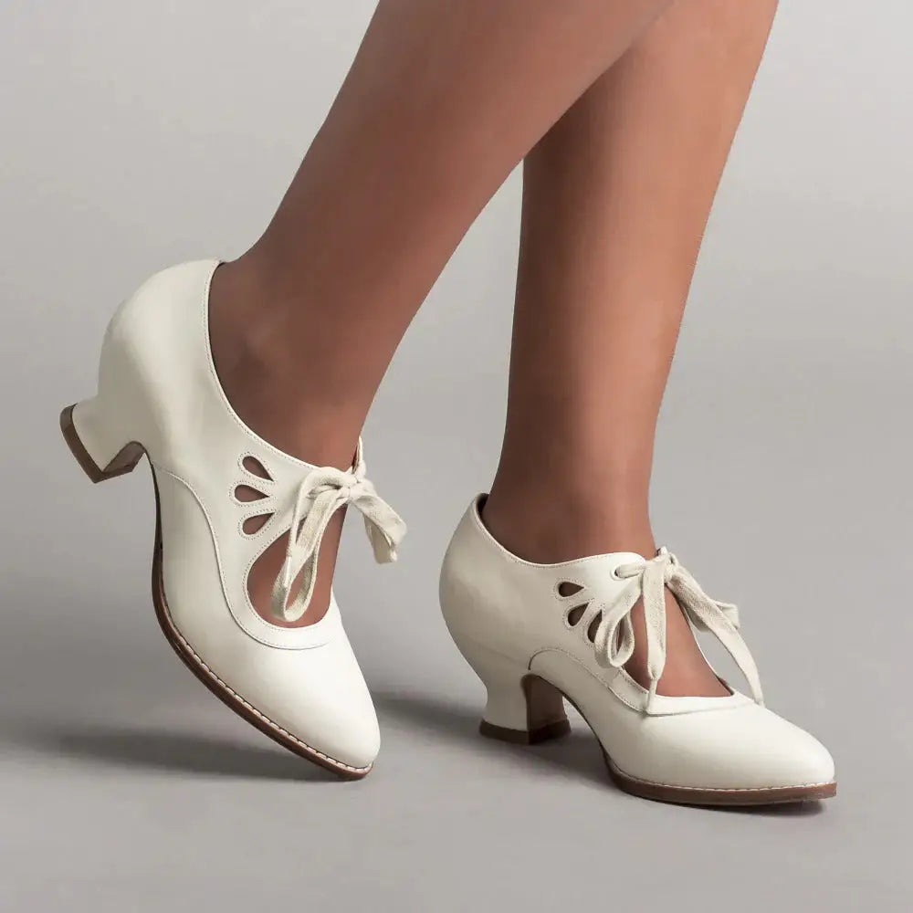 Hollow Out High Heel Lace-up Casual Shoes Plus Size Woman High-heeled Shoes Beyond Trends Hub