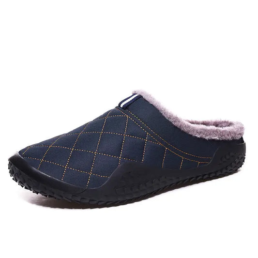 Home Warm Cotton Shoes Thick-Soled Men’s Cotton Slippers