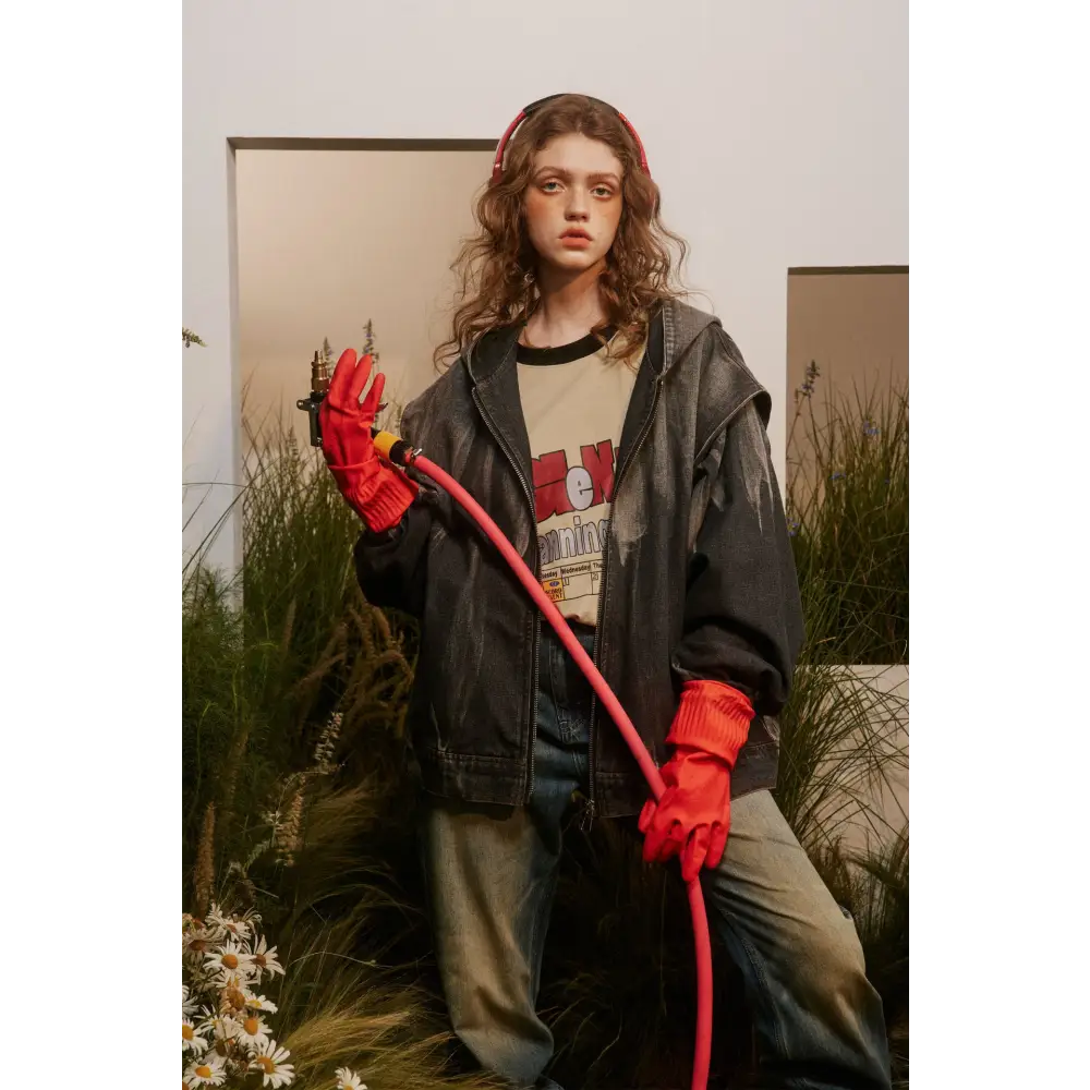 Hooded Washed Do The Old Cowboy Coat For Women Men Spring And Autumn Beyond Trends Hub