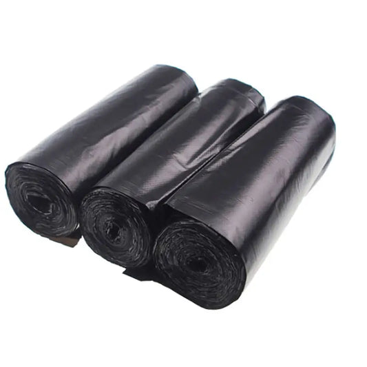 Household Garbage Bags Household Thickened Large Black Flat Mouth Garbage Bags Wholesale Disposable Plastic Bags