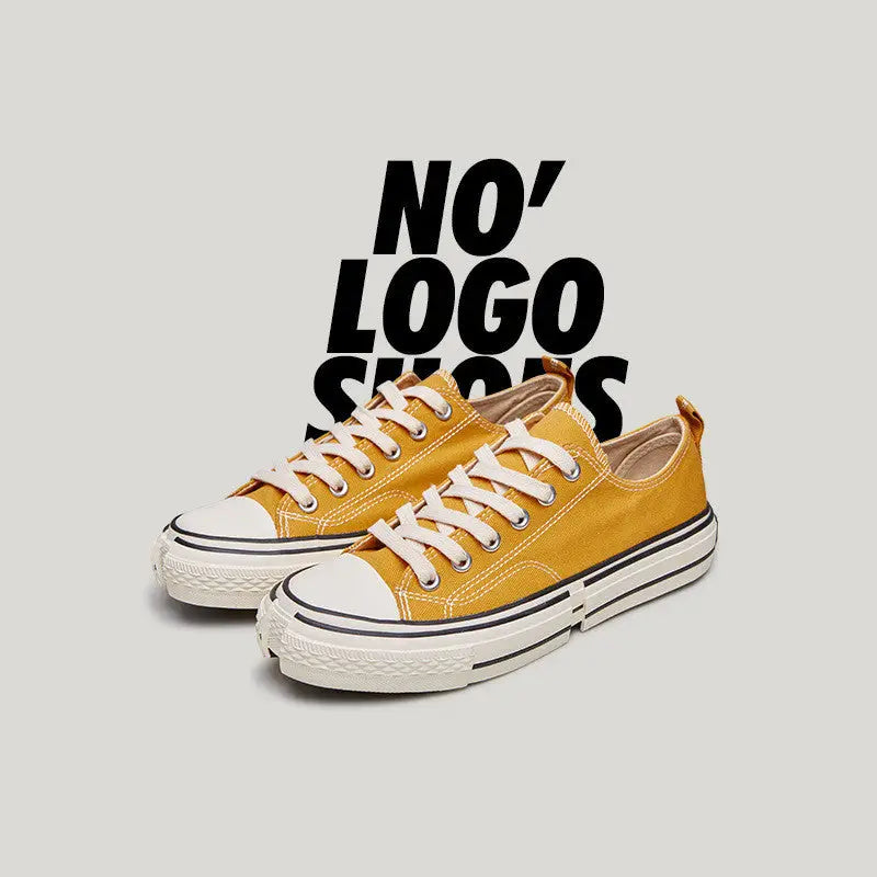 INF casual low canvas shoes - Yellow / 42