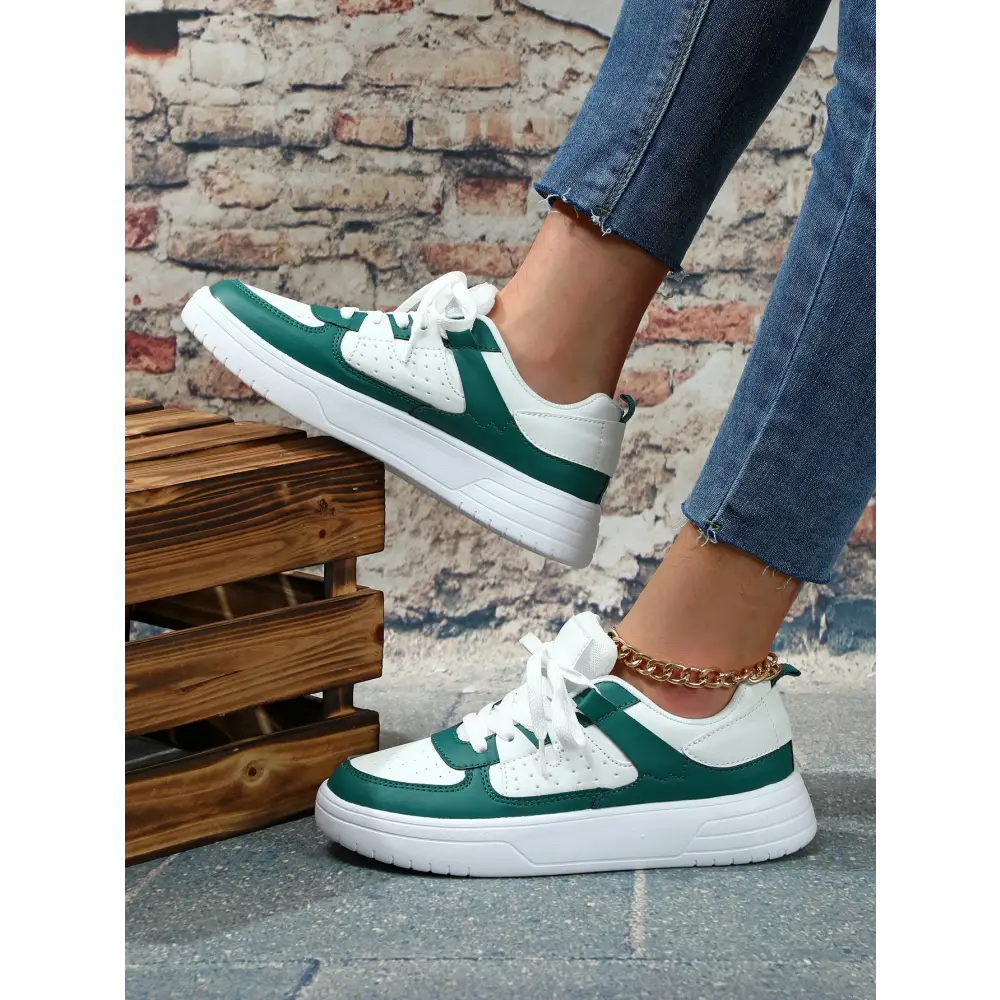 Ins European And American Fashion Platform Couple's Soft Bottom Comfortable Board Shoes Can Be Tie Up Beyond Trends Hub