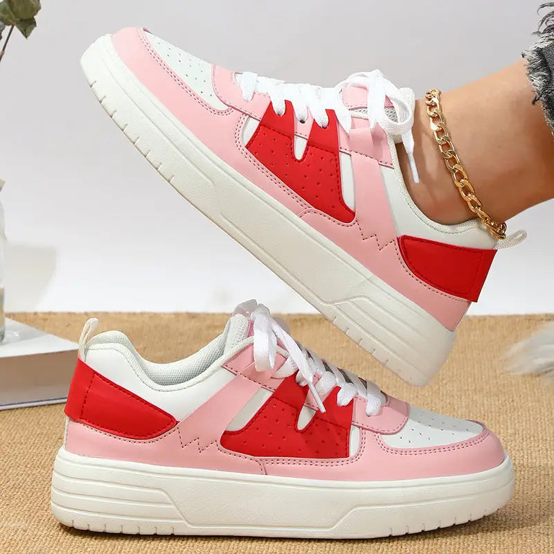 Ins European And American Fashion Platform Couple's Soft Bottom Comfortable Board Shoes Can Be Tie Up Beyond Trends Hub