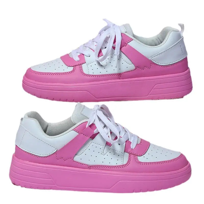 Ins European And American Fashion Platform Couple's Soft Bottom Comfortable Board Shoes Can Be Tie Up Beyond Trends Hub