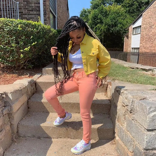 Jacket Women Streetwear Denim Jacket Women Outwear Bodycon Jeans Jackets Women Coat Casual Ladies Cropped Jackets Beyond Trends Hub