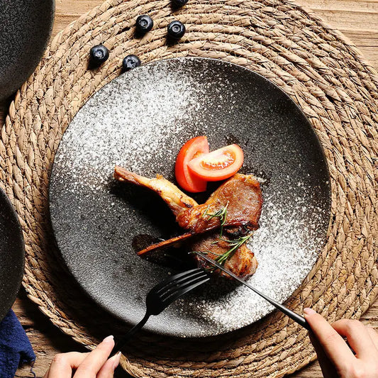 Japanese Style Tableware Household Ceramic Plates - Beyond Trends Hub 