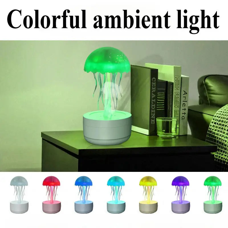Jellyfish Humidifier Fragrance Diffuser Colorful Night Light Heavy Fog Essential Oil Diffuser Home Bedroom Office Air Humidifier Beyond Trends Hub