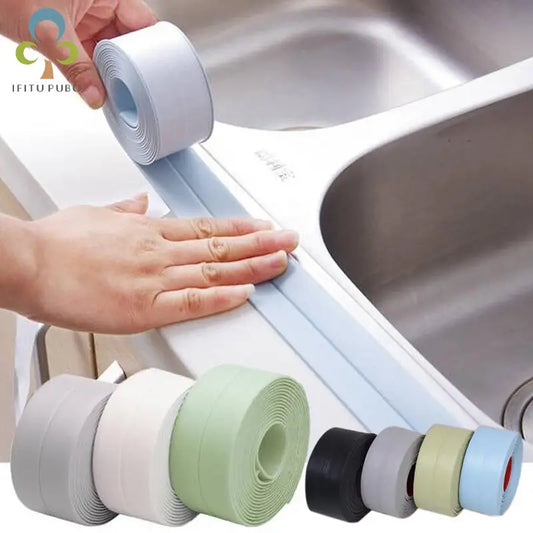 Kitchen And Waterproof And Mildproof Tape Wall Corner Wall Corner Joint Protection Sticker Anti-collision Strip Beyond Trends Hub