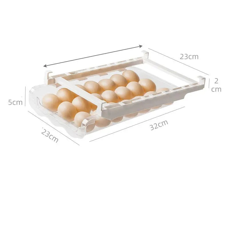Kitchen Organizer Adjustable Kitchen Refrigerator Storage Rack Fridge Freezer Shelf Holder Pull-out Drawer Organiser Space Saver Beyond Trends Hub